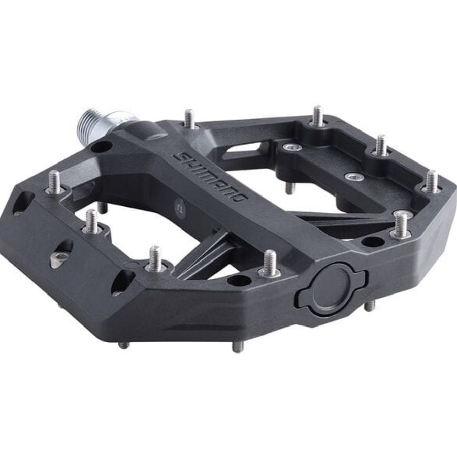 PD-GR400 flat pedals, resin with pins, black