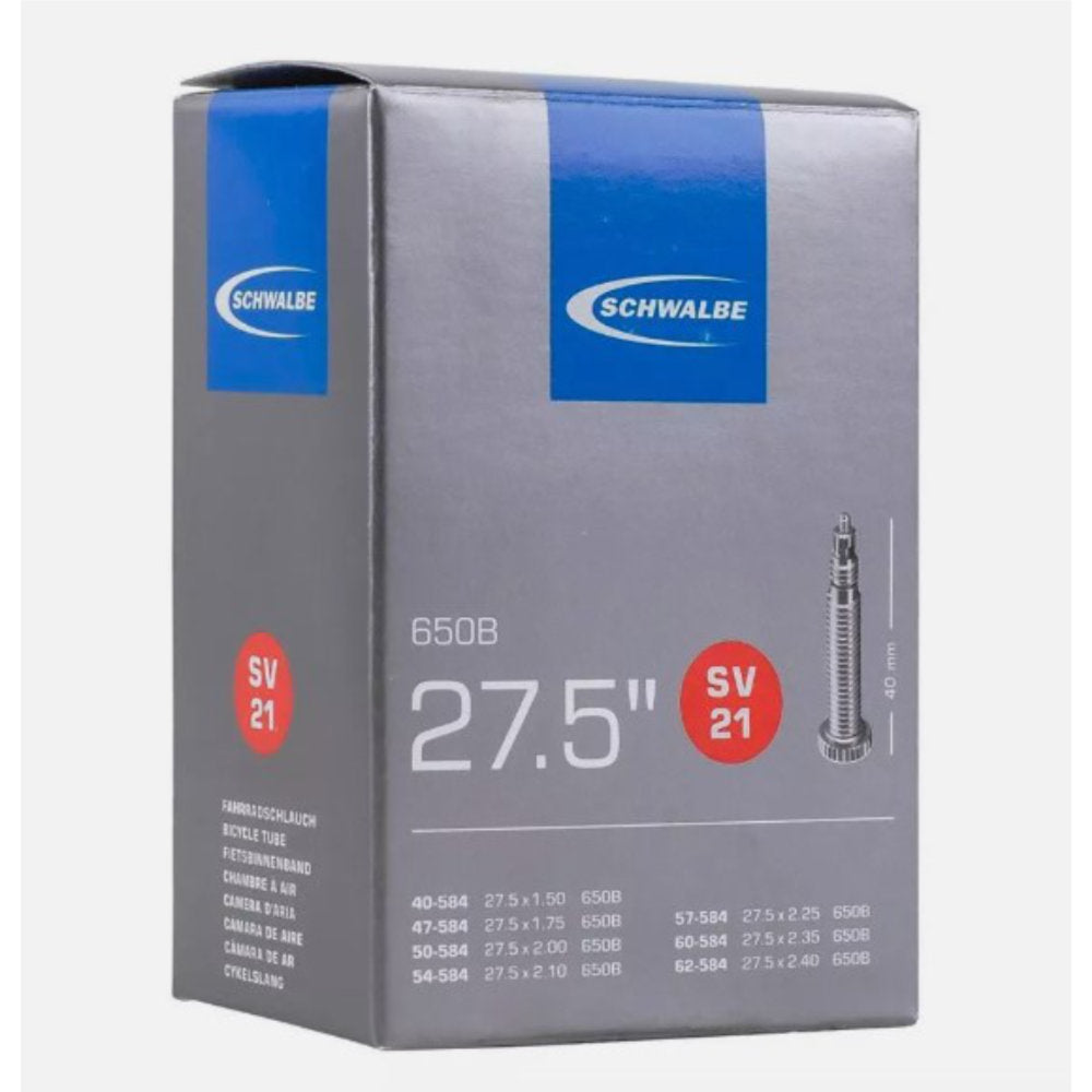 Schwalbe 650B/27.5″ Inner Tube – Presta (SV21)